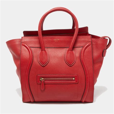 celine red wood|WOMEN'S LUXURY RED SMALL LEATHER GOODS .